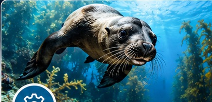 Underwater wildlife photograph
